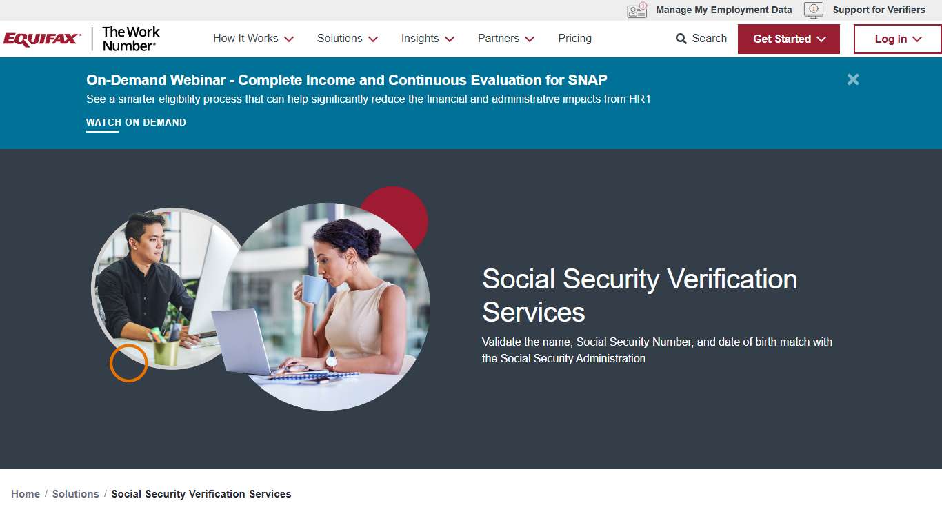 SSN & Identity Verification Services | The Work Number
