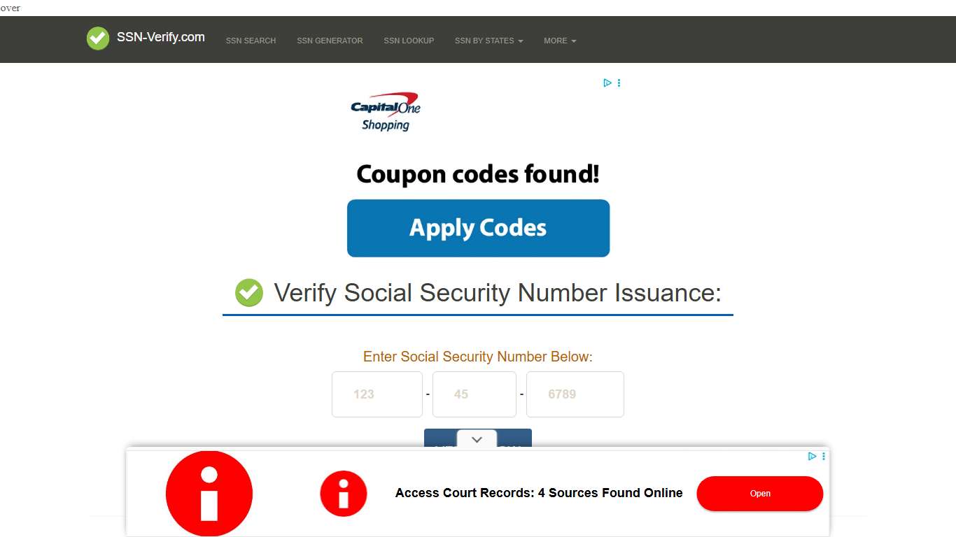 SSN Verification & Lookup Tool | SSN-Verify.com